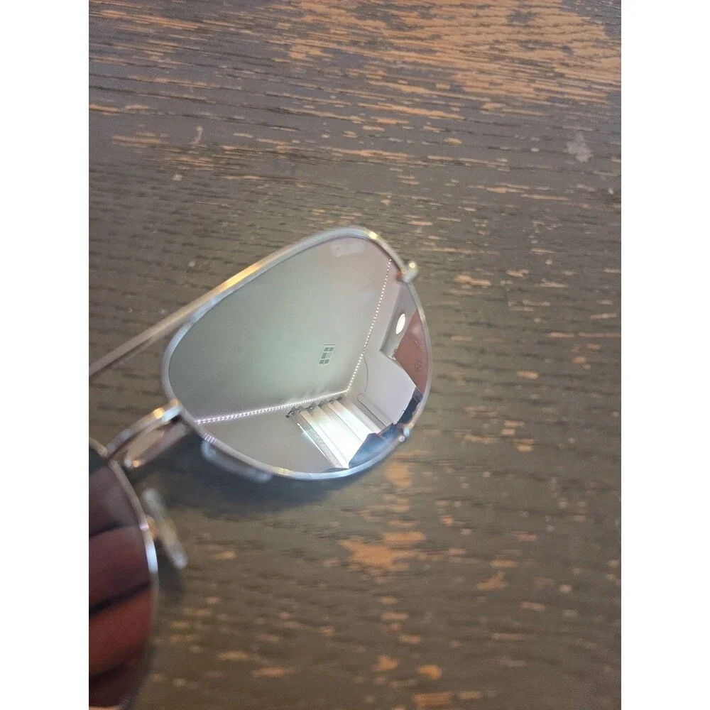 QUAY High Key Mini 126 Aviator Sunglasses Rose Gold Frame Gold Lens Oversized